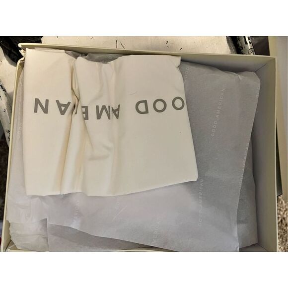 Good American Women's CINDER-F*CKING-RELLA Clear Stiletto Pumps Size 10.5 - Picture 6 of 6